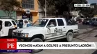 Piura: Vecinos mataron a golpes a presunto ladrón en Talara