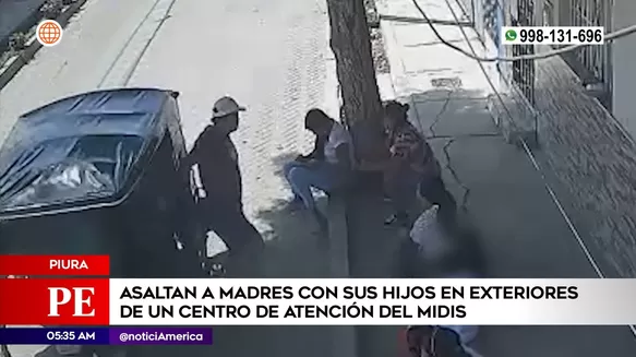 Violento asalto en Piura. Foto: América Noticias