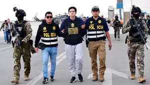 El Poder Judicial dictó 36 meses de prisión preventiva contra Jhonsson Cruz Torres, cabecilla de Los Pulpos, y Gabriel Mendocilla tras su captura en Bolivia. La medida regirá del 1 de setiembre de 2026 al 1 de setiembre de 2029. Foto: Mininter. Video: Canal N