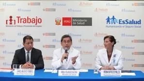 Ministro de Salud, Aníbal Velásquez, en lanzamiento de plan 'Cero Colas'. Foto: Minsa