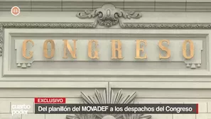 Al menos 10 trabajadores y asesores contratados en despachos de parlamentarios de Juntos por el Perú figuran en el planillón del Movadef, señalado como brazo político de la organización terrorista Sendero Luminoso. Video: Cuarto Poder