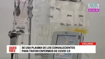 Tratamiento con plasma en el Perú. Foto: captura de video Cuarto Poder.