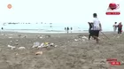 Playa La Herradura amaneció con más de 1 tonelada de basura