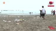 Playa La Herradura amaneció con más de 1 tonelada de basura