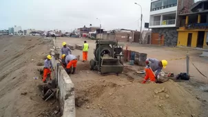 Denuncian irregularidades en construcción de malecón. Foto: Agencia Andina