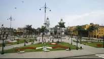 Plaza Mayor de Lima fue reabierta al público. Foto: Andina