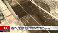 Arqueólogos encontraron restos de una capilla en la Plazuela San Francisco.