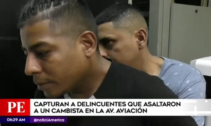 La PNP capturó a delincuentes que robaron miles de dólares a cambista