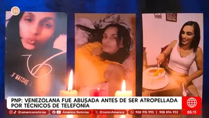 Venezolana fue abusada antes de ser atropellada por técnicos de telefonía en San Bartolo. Foto y video: América Noticias