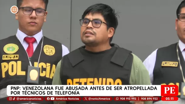 Venezolana fue abusada antes de ser atropellada por técnicos de telefonía en San Bartolo. Foto: América Noticias