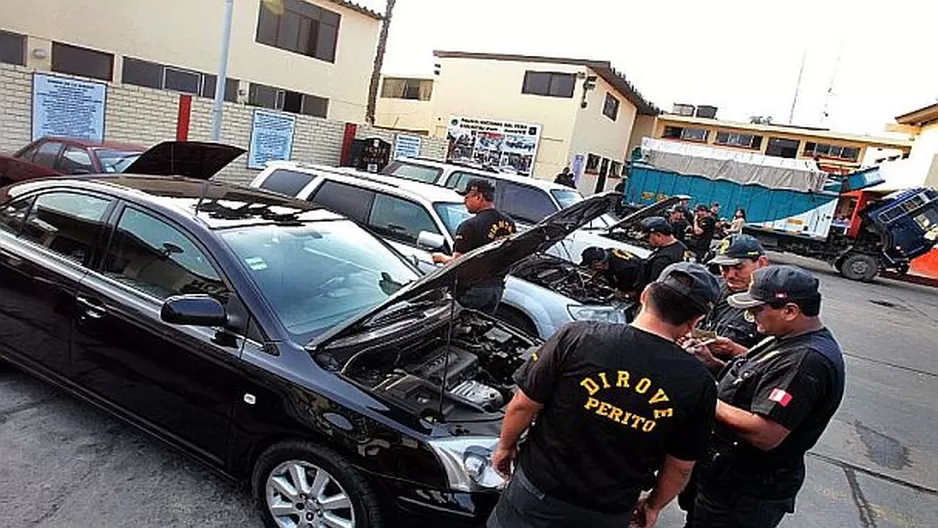 Los vehículos fueron hallados en las últimas 24 horas. Foto referencial: Difusión Los vehículos fueron hallados en las últimas 24 horas. Foto referencial: Difusión