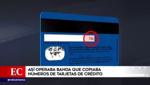 La Policía Nacional aconseja no perder la vista a la persona que manipula la tarjeta. Foto: América Noticias