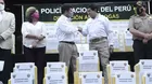 Policía decomisa más de once toneladas de droga en lo que va del año