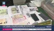 PNP desarticula red de falsificadores de pasaportes