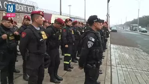 PNP despliega 1658 policías para clásico en el Monumental de Ate. Foto y video: Canal N