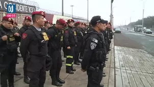 PNP despliega 1658 policías para clásico en el Monumental de Ate. Foto y video: Canal N