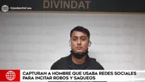 Detenidos por incitar actos de vandalismo. Foto-Video: América Noticias