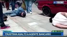 La PNP frustró asalto a una bodega y agente bancario