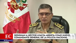 Teniente general Héctor Loayza Arrieta.