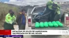 La PNP incautó 20 kilos de marihuana en la sierra de La Libertad