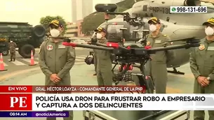 Drone de la PNP. Foto: AN