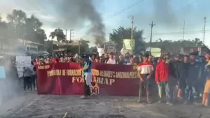 Pobladores piden a las autoridades del gobierno regional y local una solución. / Video: Canal N