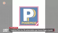 Podemos Perú lleva en sus listas a 38 candidatos con sentencias