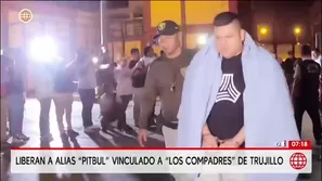 Poder Judicial absolvió y liberó a alias “Pitbull”, presunto integrante de “Los Compadres”. / Video: América Noticias