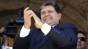 Alan García, expresidente del Perú. Foto: archivo El Comercio