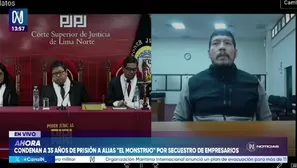 Erick Moreno Hernández fue hallado culpable de dirigir el secuestro de dos empresarios en 2020. También deberá pagar más de S/91 mil por reparación civil./ Video: Canal N
