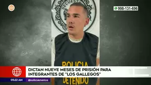 Prisión preventiva para Los Gallegos. Foto y video: América Noticias