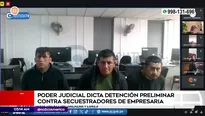 Detención preliminar contra secuestradores. Foto y video: América Noticias