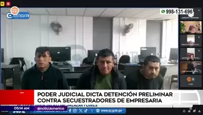 Detención preliminar contra secuestradores. Foto y video: América Noticias