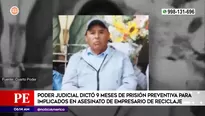 Prisión preventiva para implicados en asesinato de empresario. Foto y video: América Noticias