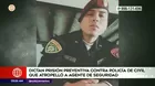 Poder Judicial dictó prisión preventiva a policía que atropelló a agente de seguridad