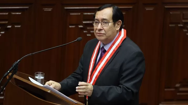 Víctor Prado, presidente del Poder Judicial. Foto: Andina Víctor Prado, presidente del Poder Judicial. Foto: Andina