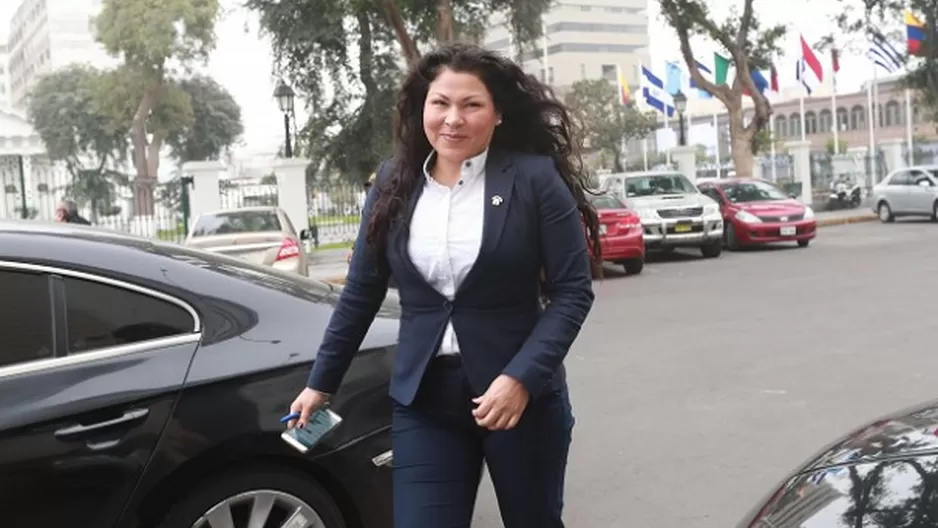 Congresista Yesenia Ponce es investigada por presuntamente presentar datos falsos en su hoja de vida. Foto: El Comercio