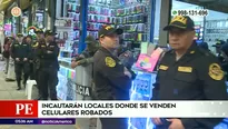 Poder Judicial sobre celulares robados. Foto y video: América Noticias