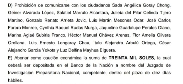 Poder Judicial ordena la liberación de Mauricio Fernandini