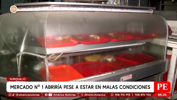 Poder Judicial ordena reapertura del Mercado N°1 de Surquillo. Foto: América Noticias