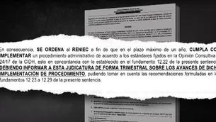 Sentencia toma la Opinión Consultiva 24-17 de la Corte Interamericana. Foto y video: América Noticias