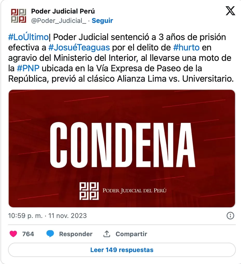 Foto: Poder Judicial