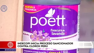 Indecopi inició un proceso sancionador contra Clorox Perú.