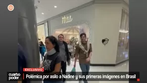 Polémica por asilo a Nadine Heredia y sus primeras imágenes en Brasil. Video: Cuarto Poder