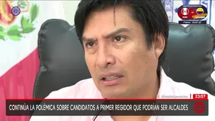 Polémica por primeros regidores que podrían ser alcaldes. Foto y video: AN 