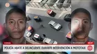 Policía abate a delincuente durante intervención en Comas