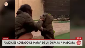 Policía es acusado de matar de un disparo a mascota en Piura. Foto y video: América Noticias