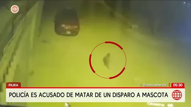 Policía es acusado de matar de un disparo a mascota en Piura. Foto: América Noticias