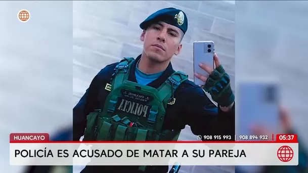 Policía Juan Cóndor Jayo es acusado de matar a su pareja. Foto: América Noticias Policía Juan Cóndor Jayo es acusado de matar a su pareja. Foto: América Noticias