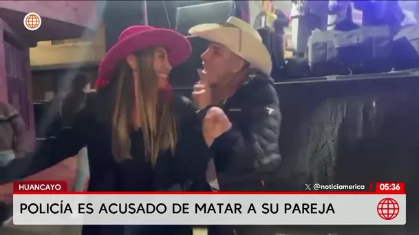 Policía Juan Cóndor Jayo es acusado de matar a su pareja. Foto: América Noticias Policía Juan Cóndor Jayo es acusado de matar a su pareja. Foto: América Noticias